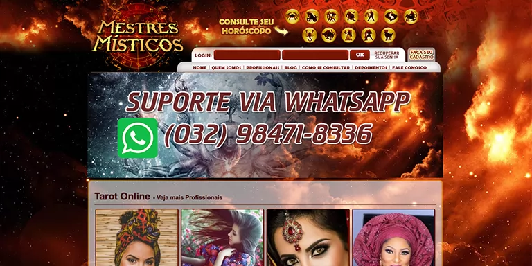 Consulta de Tarot Online - Mestres Místicos Online