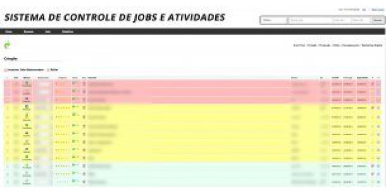 Controle de JOBS, Agncias de Criao/Web